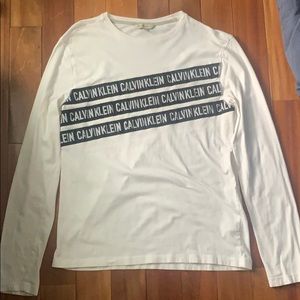 Calvin Klein long sleeve. Stitched on logo tag.